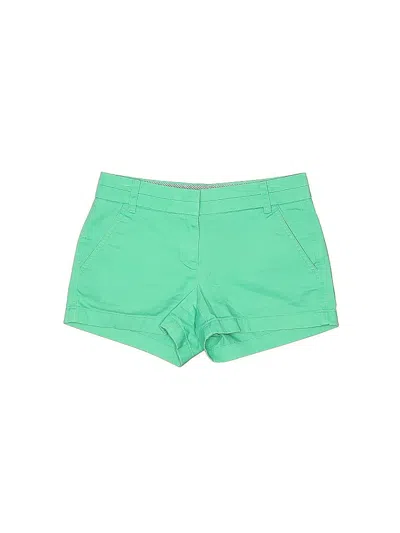 Pre-owned Jcrew Shorts In Green
