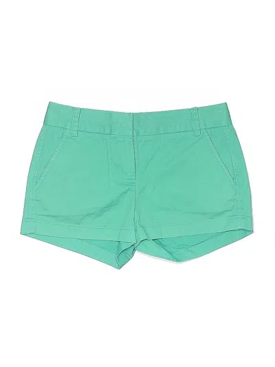 Pre-owned Jcrew Shorts In Green