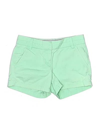 Pre-owned Jcrew Shorts In Green