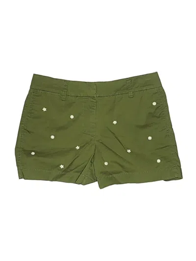 Pre-owned Jcrew Shorts In Green