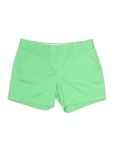 Pre-owned Jcrew Shorts In Green