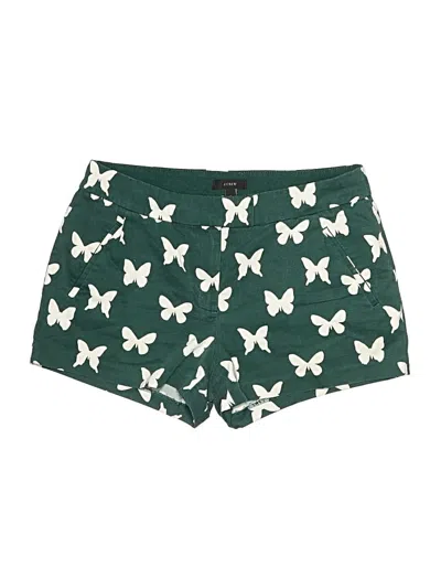 Pre-owned Jcrew Shorts In Green