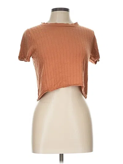 Pre-owned Jcrew Silk Cardigan Sweater In Brown