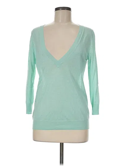Pre-owned Jcrew Silk Cardigan Sweater In Green