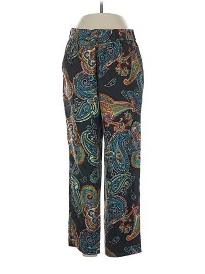 Pre-owned Jcrew Silk Pants In Blue