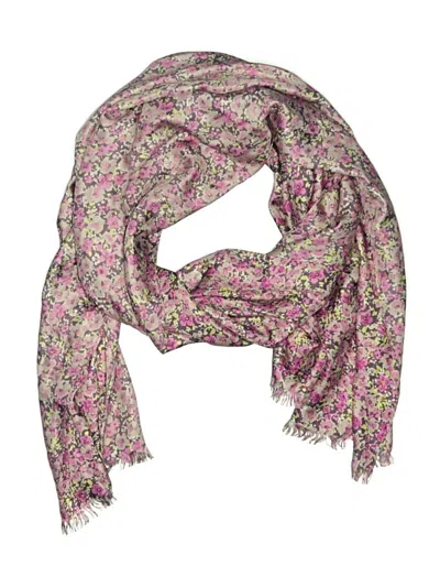 Pre-owned Jcrew Silk Scarf In Purple