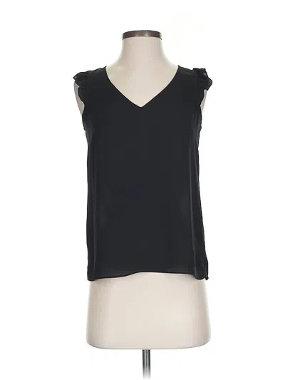 Pre-owned Jcrew Sleeveless Blouse In Black