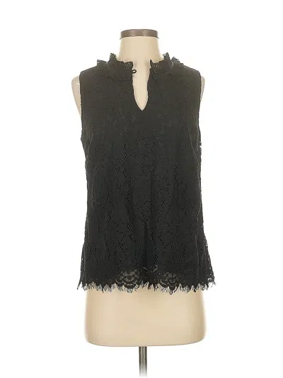 Pre-owned Jcrew Sleeveless Blouse In Black