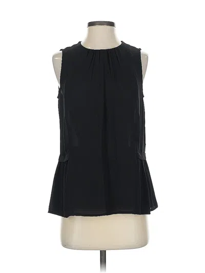 Pre-owned Jcrew Sleeveless Blouse In Black