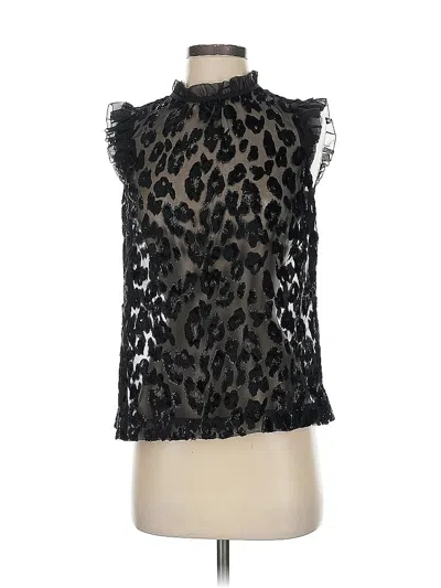 Pre-owned Jcrew Sleeveless Blouse In Black