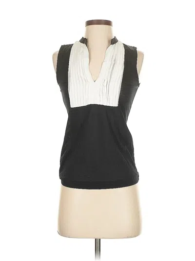Pre-owned Jcrew Sleeveless Blouse In Black