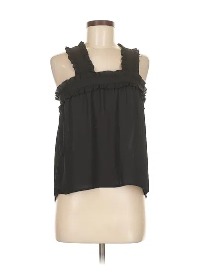 Pre-owned Jcrew Sleeveless Blouse In Black