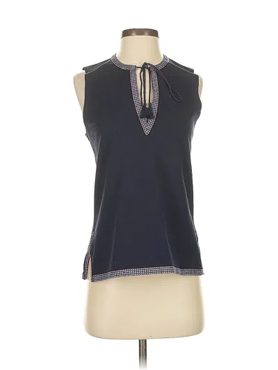 Pre-owned Jcrew Sleeveless Blouse In Black
