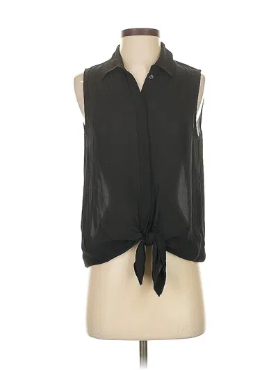 Pre-owned Jcrew Sleeveless Blouse In Black