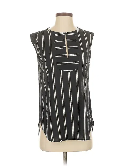 Pre-owned Jcrew Sleeveless Blouse In Black