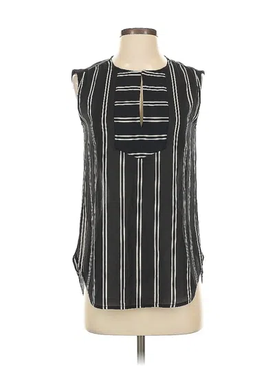 Pre-owned Jcrew Sleeveless Blouse In Black