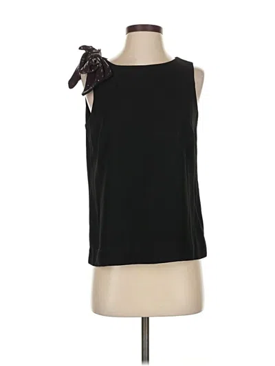 Pre-owned Jcrew Sleeveless Blouse In Black