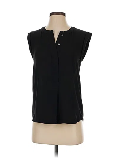 Pre-owned Jcrew Sleeveless Blouse In Black