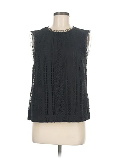 Pre-owned Jcrew Sleeveless Blouse In Black