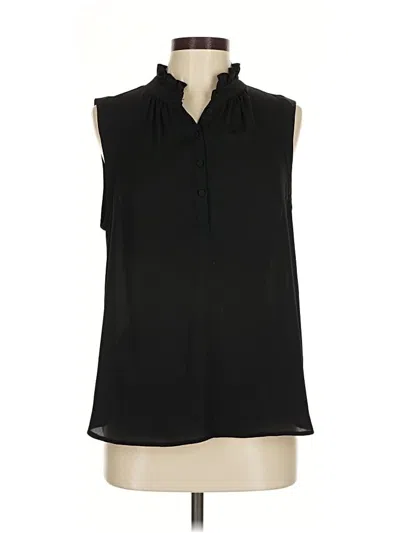 Pre-owned Jcrew Sleeveless Blouse In Black
