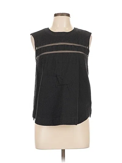Pre-owned Jcrew Sleeveless Blouse In Black