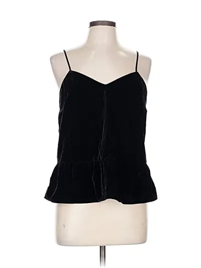 Pre-owned Jcrew Sleeveless Blouse In Black