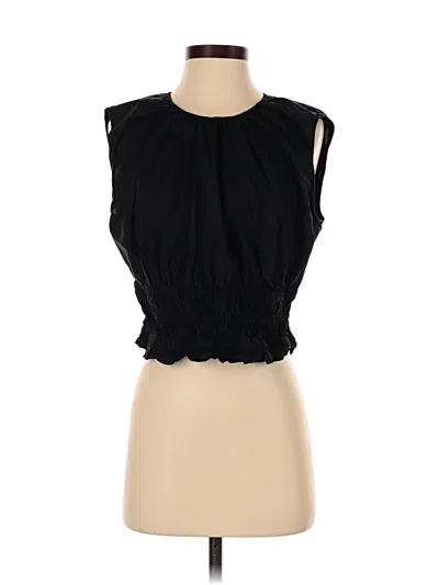Pre-owned Jcrew Sleeveless Blouse In Black