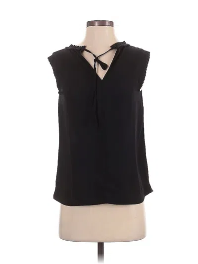 Pre-owned Jcrew Sleeveless Blouse In Black