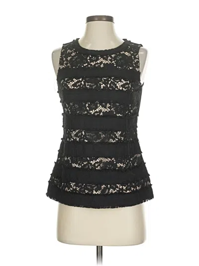 Pre-owned Jcrew Sleeveless Blouse In Black