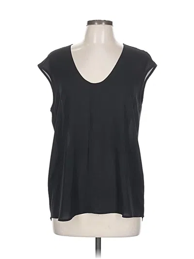 Pre-owned Jcrew Sleeveless Blouse In Black