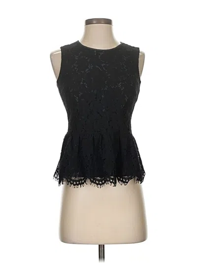 Pre-owned Jcrew Sleeveless Blouse In Black