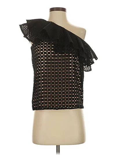 Pre-owned Jcrew Sleeveless Blouse In Black