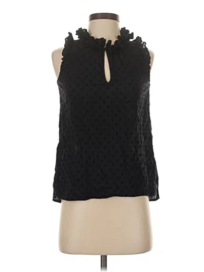 Pre-owned Jcrew Sleeveless Blouse In Black