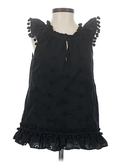 Pre-owned Jcrew Sleeveless Blouse In Black