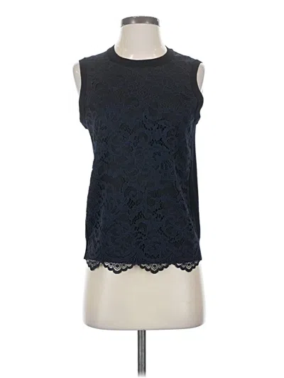 Pre-owned Jcrew Sleeveless Blouse In Black