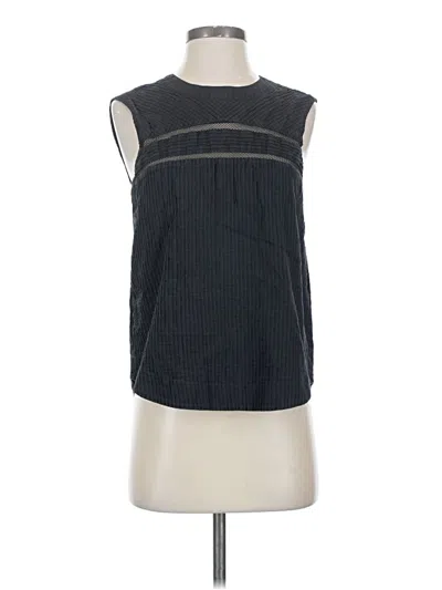 Pre-owned Jcrew Sleeveless Blouse In Black