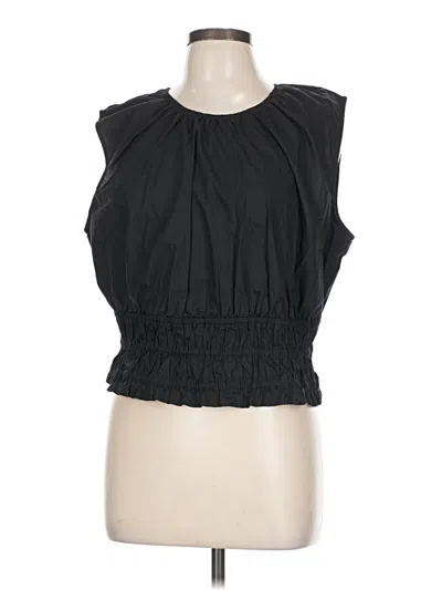 Pre-owned Jcrew Sleeveless Blouse In Black