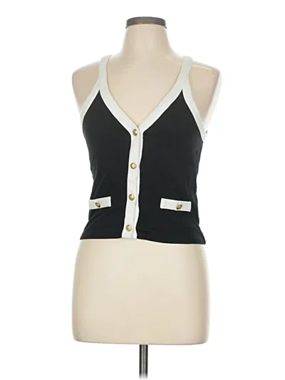 Pre-owned Jcrew Sleeveless Blouse In Black