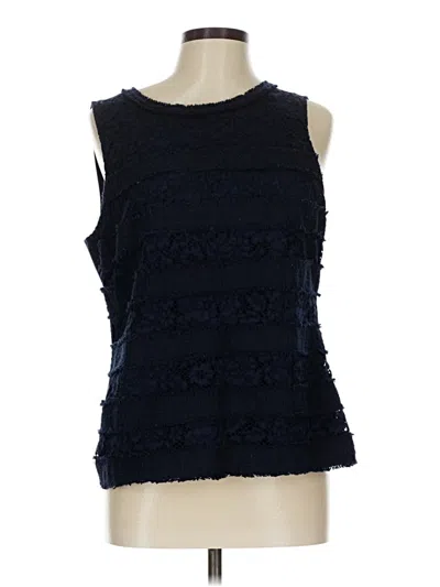 Pre-owned Jcrew Sleeveless Blouse In Black
