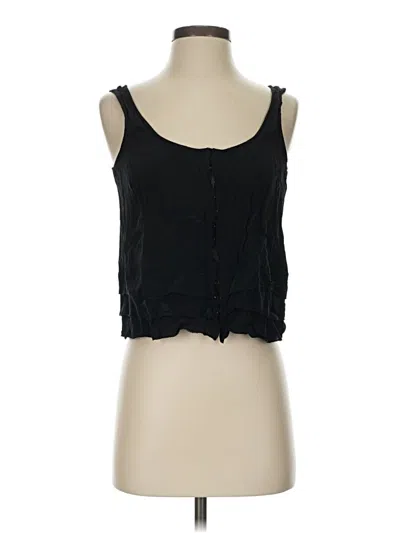 Pre-owned Jcrew Sleeveless Blouse In Black