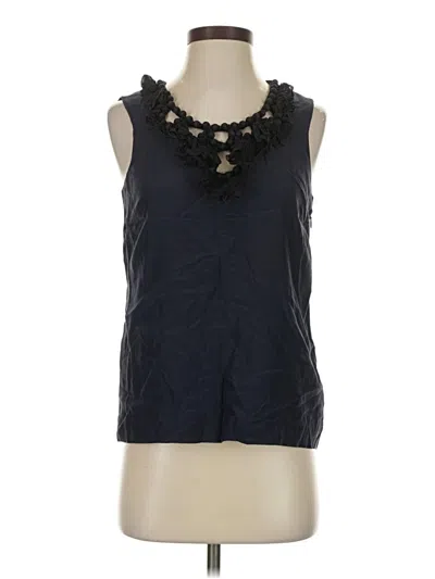 Pre-owned Jcrew Sleeveless Blouse In Black