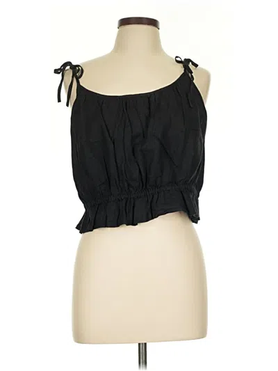 Pre-owned Jcrew Sleeveless Blouse In Black