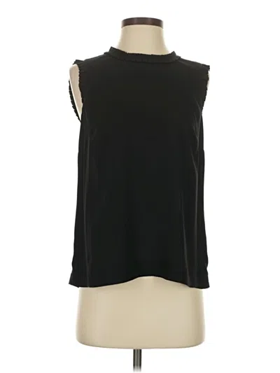 Pre-owned Jcrew Sleeveless Blouse In Black