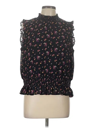 Pre-owned Jcrew Sleeveless Blouse In Black