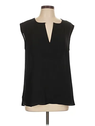 Pre-owned Jcrew Sleeveless Blouse In Black