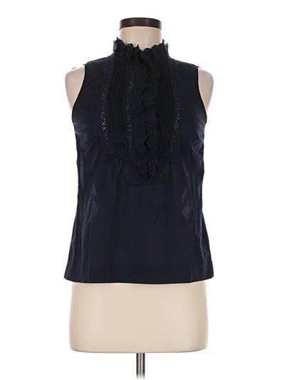 Pre-owned Jcrew Sleeveless Blouse In Black