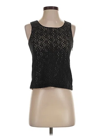 Pre-owned Jcrew Sleeveless Blouse In Black