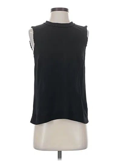 Pre-owned Jcrew Sleeveless Blouse In Black