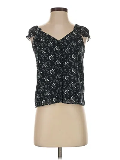Pre-owned Jcrew Sleeveless Blouse In Black