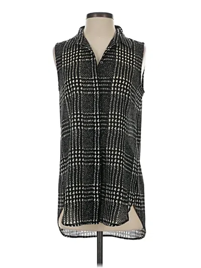 Pre-owned Jcrew Sleeveless Blouse In Black